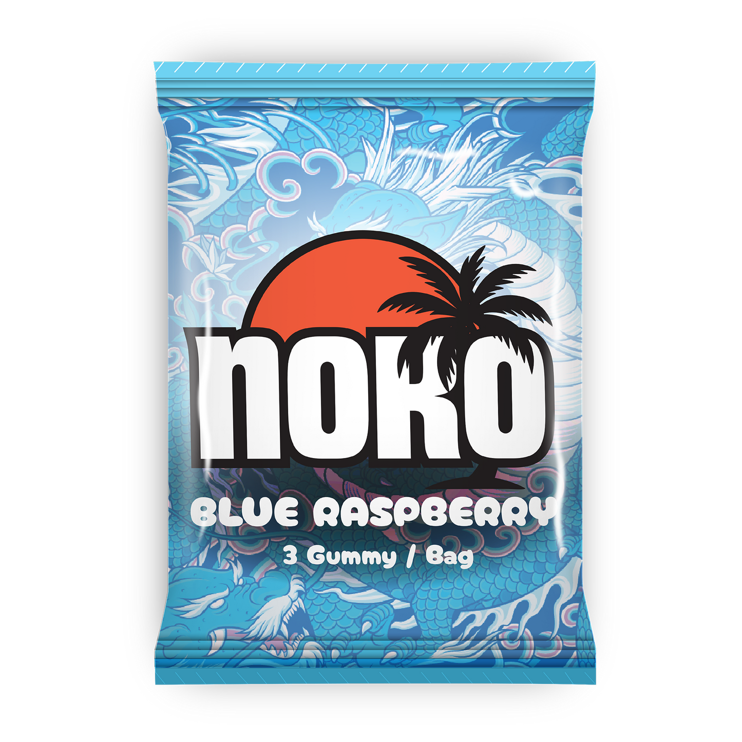 NOKO Blue Raspberry Magic Blend Gummies 3 Pack