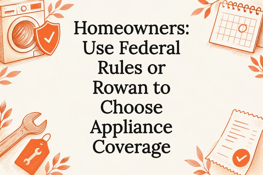 Decorative appliance warranty title card