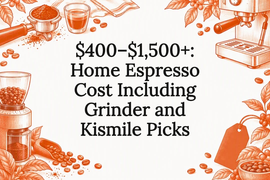 Home espresso cost title card