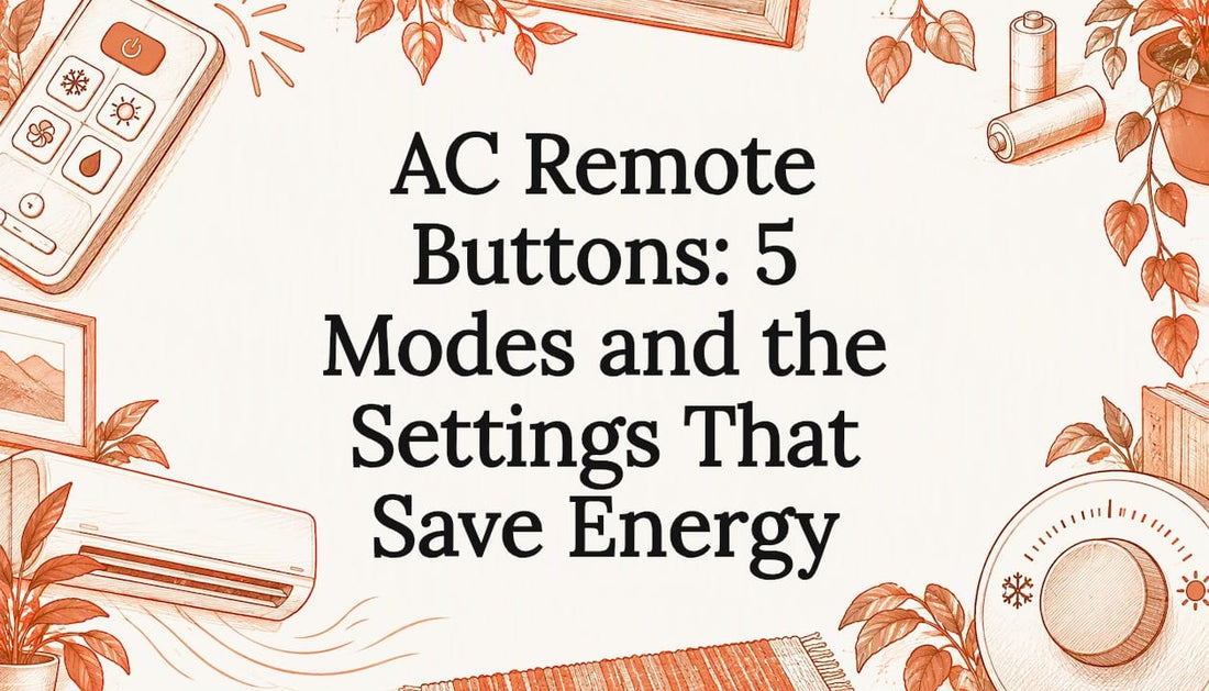 Sketches of an AC remote and cooling details