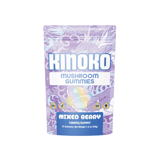 KINOKO Mixed Berry Magic Mushroom Gummies - Outer Space Distribution